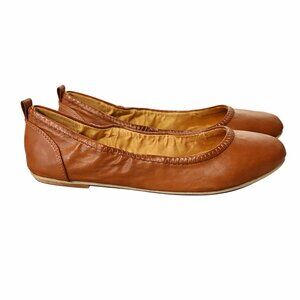 NIB MIA Lulu Cognac Brown Ballet Flat Women 7M